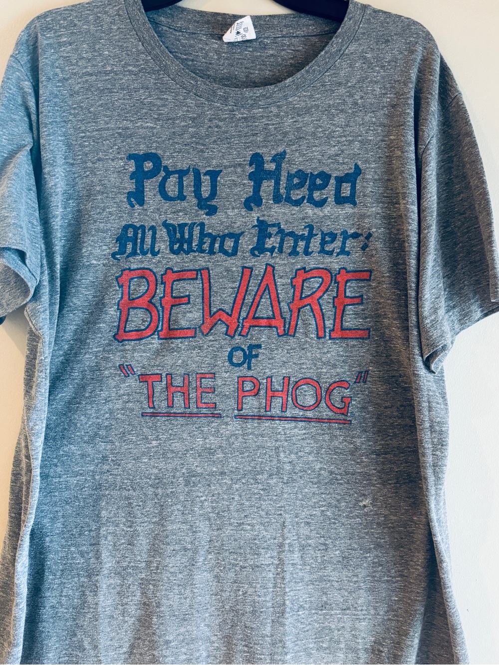 Charlie Hustle Vintage 'Beware of The Phog' Graphic Tee - XL